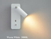 Lámpara De Pared LED Para Interiores 7W Con Carga USB Luz De Pared Moderna Nórdica Para Dormitorio Y Sala De Estar Interruptor Incluido - details 6
