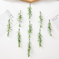 50 Pcs Hojas De Plantas Artificiales Para Decoración De Bodas Y Fiestas Navideñas Accesorio Para Arreglo Florido De Novia Decoración De Fondo De Muralla Jardín - details 6
