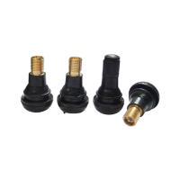 4pcs Tapas De Válvula De Neumático De Goma Para Coche Y Camión Sinne Neumáticos TR414 / TR413 / TR412 Material De Aleación De Zinc - details 6