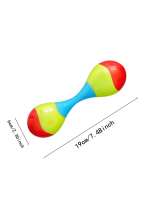 Juguete Musical De Percusión Para Niños Y Bebés Martillo De Arena Rattle Maraca Color Aleatorio Juguete Educativo De Plástico - details 1