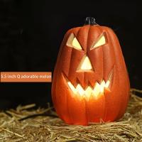 1Pc Decorativo Calabaza Halloween Luces De Lámpara Decoración De Calabaza Para Exterior Estilo Moderno Cerámica Y Enamel - details 13