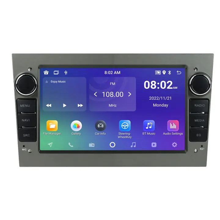 Radio De Coche Android 13 Con Carplay Y Navegación GPS Para Opel Astra H G J Meriva Vectra C Antara Zafira B Corsa D Pantalla Táctil 7' RAM 2G ROM 32G Soporte WiFi Y 4G - 1