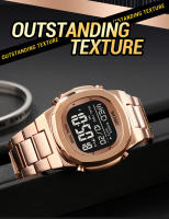 Reloj Digital Para Hombre SKMEI Con Pantalla Retroiluminada Contador De Retroceso Impermeable Cronógrafo Alarmas Fecha Reloj De Pulsera - details 4