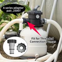 Soporte De Tubo Para Piscina 1/2/3/4/5 Piezas Adaptador De Conexión De Hilo Para Bomba Intex Accesorio De Filtro De Piscina Sobre La Tierra - details 5