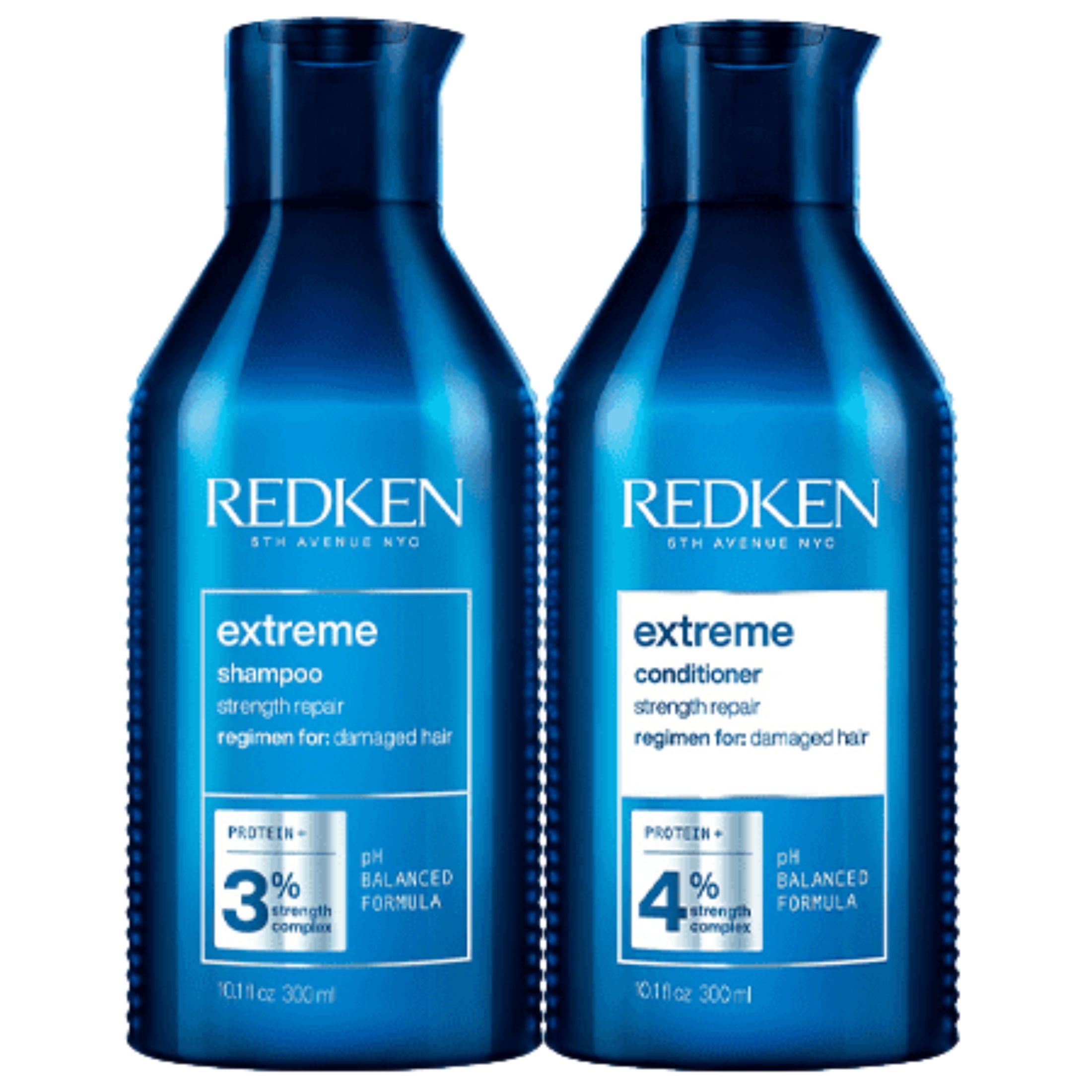 Pack Redken Extreme Champú 300 ml + Acondicionador 300 ml – Cabello Dañado y Frágil