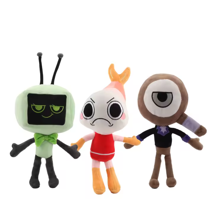 Muñeco De Peluche Anime Cartoon Rodger Vee Shrimpo Dandy's World Cojín Decorativo Para Sofa De Dormitorio Regalo Para Niños Y Adultos - 1