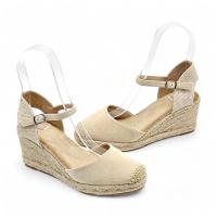 Calzados Soraia, Sandalia de Antelina y Plataforma de Yute, Espardeñas de Cuña, para Mujer. - details 50