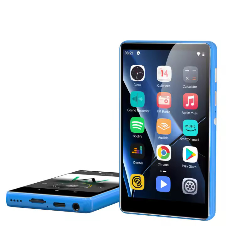 Reproductor MP3 SWOFY De 80GB Con Bluetooth Y WiFi Pantalla Táctil De 4.0 Pulgadas Altavoces Integrados Soporte Para Navegación Y Lectura De Libros - 1