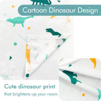 Cortinas De Dinosaurio Para Niños Y Niñas Pico De Dinosaurio Luz Nocturna Para Dormitorio De Niños Cortina Transparente Para Ventana - details 9