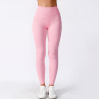 Leggings Deportivos mujer sin costura, High Belt, compresión y efecto push-up - details 1
