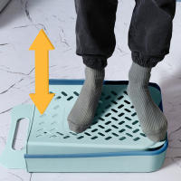 Cesta De Ropa De Baño Plegable Y De Pared Para Almacenamiento De Ropa Sucia Organizador De Lavandería Familiar Material Ecológico Plástico Y Cemento - details 6
