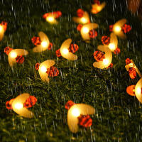 Nueva Luz De Hiedra De Abeja Solar Bonita Y LED Para Jardín Pared Puerta Puerta De Entrada 5m 20 LEDs Decoración Navideña Para Patio Exterior - details 7