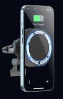 Soporte De Teléfono Móvil Para Coche Con Cargador Inalámbrico 100W Y Imán Compatible Con iPhone 14 13 pro Max Soporte De Ventilador Aire Para Carga Rápida - details 21