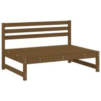 vidaXL Sofá central de jardín madera maciza de pino 120x80 cm Pino natural, Pino blanco, Pino gris Conjunto Terraza Muebles Jardín Exterior Juego de Muebles de jardín Mueble Jardín Exterior Muebles de Salon Exterior - details 3