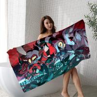 Toalla De Playa Microfibra H-Helluva Boss Terror Absorbente Rápida Secado Suave Yoga Natación Resort Escalada Toalla De Cuidado Personal Tamaño 76x182 Cm - details 2