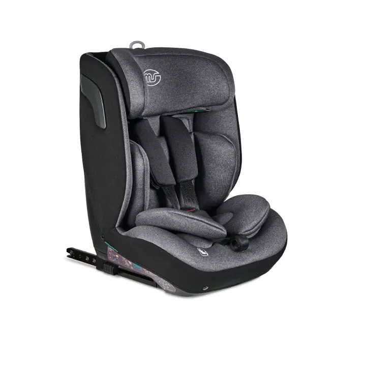 Ms Babyworld BARI I-Size - Silla de Coche Isofix y 1 posición de reclinado, Grupo 1/2/3, 9-36 Kg ó 75-150cms, Normativa R129, Protectores Laterales, Top Tether, Ajustar con una Mano, Easy Grow System - 1