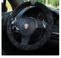 Funda Para Volante De Coche Invierno Plush Cálida Y Aromática Para Damas Tipo Universal Decorativa Accesorio Para Automóvil - details 11