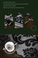 Corredor De Mesa Europeo Moderno En Tela De Jacquard Lujo Bordado Decoración Para Hogar Y Restaurante Material 100% Poliéster - details 1