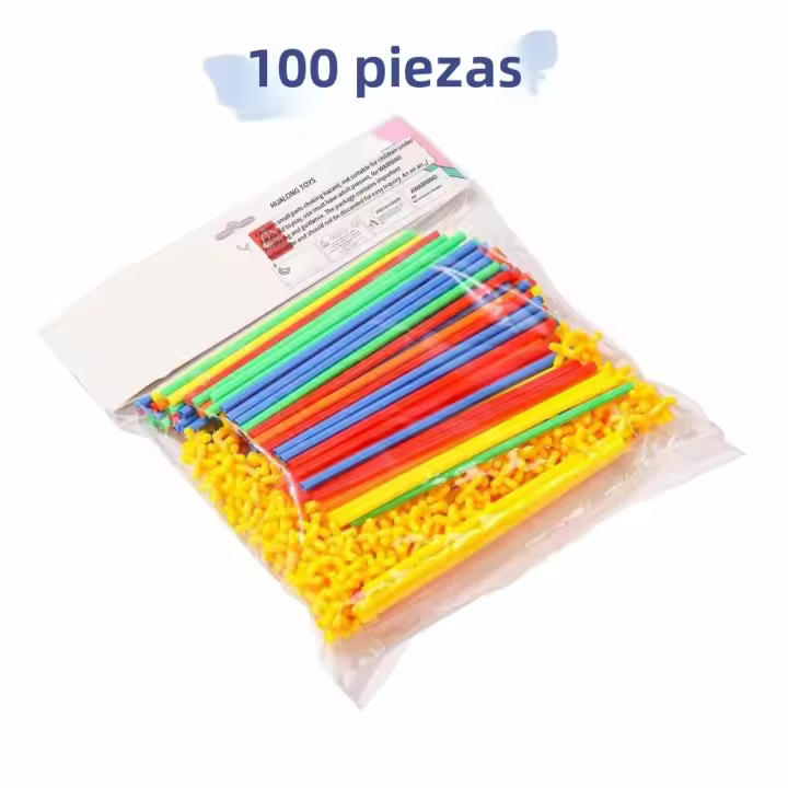 Juguetes De Construcción Para Niños Y Niñas Bloques De Construcción De Tubo Fino Juguetes Educativos DIY Regalos Para Niños - 1