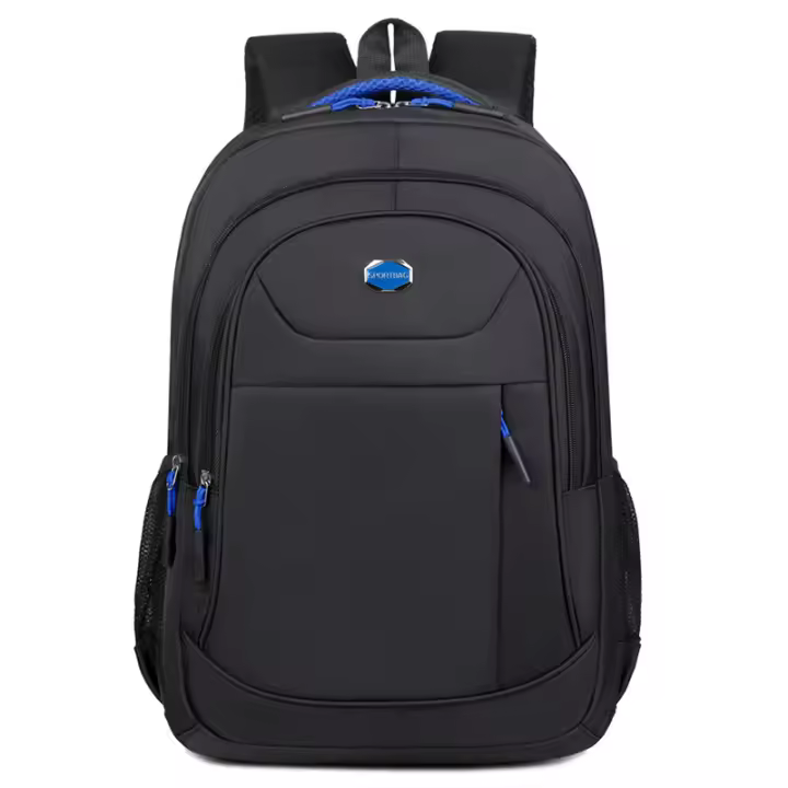 Mochila De Negocios Impermeable Para Hombres Mochila De Viaje Casual Con Capa De Computadora Para Estudiantes De Secundaria Material Oxford Y Nylon - 1