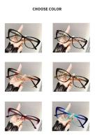 Gafas De Lectura Fashion Purple Cat Eye Con Marco De Mariposa Anti Luz Azul Gradiente Para Computadora Y Lectura - details 3