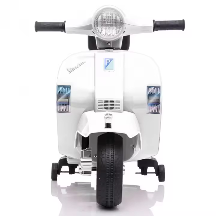 Vespa clásica PX150 Mini oficial, pequeña moto eléctrica con batería 6v de policía, con música y luces, perfecta desde los 2 años - 1
