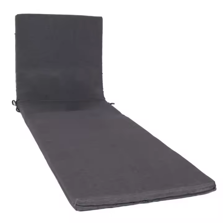 Cojin cama 185x55x4,5 cm gris - 1