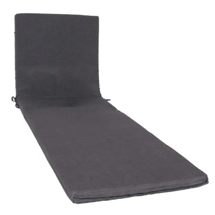 Cojin cama 185x55x4,5 cm gris - 1