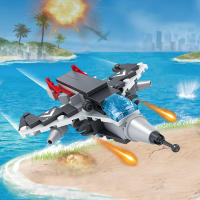 COGO Transformación De Robot a Avión Juguetes De Bloques De Construcción Serie Militar Regalo Para Niños (774 Piezas) - details 13