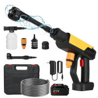 Lavadora de alta presión eléctrica inalámbrica de 70bar, pistola de agua para lavado de coches de  herramienta de riego de jardín, resistencia para batería Makita de 18V - details 0