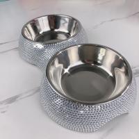 Tazón De Alimentos En Forma De Diamante Para Perros Y Gatos De Acero Inoxidable Desmontable De Dos Capas Nuevo 2024 - details 19