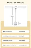 Lámpara De Lectura LED Con Doble Cabeza Luz De Estudio Protección Ocular Para Dormitorio Y Sala De Estar Con Clip Luz De Escritorio - details 3