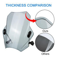 Parabrisas Ajustable Universal Para Motocicleta Cubierta De Viento Para HONDA CBR600RR CB1000R GXSR 600 750 MT07 MT09 De Plástico ABS De Alta Calidad - details 0