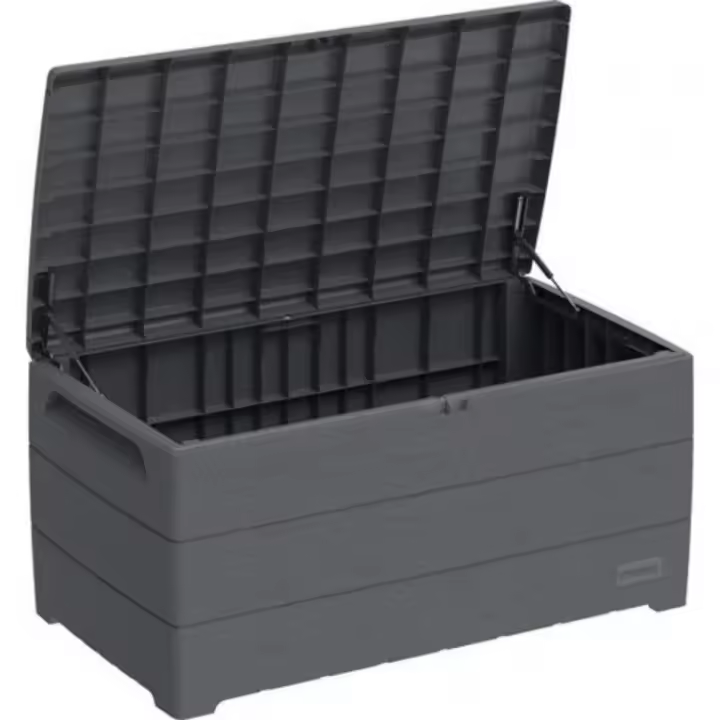 Baúl de PVC Duramax by Ezooza 129,5x70x62,5 cm, Color Gris, 416 litros - 1