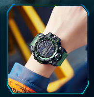 Reloj Deportivo De Lujo SANDA G-Style Militar LED Digital Para Hombre Resistente Al Agua Cuarzo Reloj De Pulsera Con Pantalla Analógica Y Digital - details 16