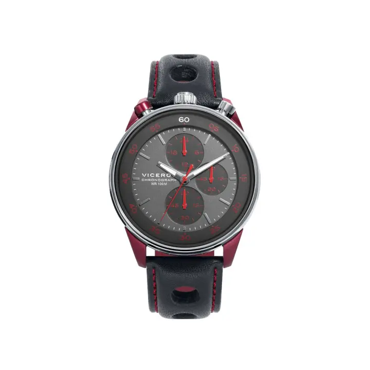 Reloj Viceroy 46763-54 con Cronógrafo y Correa de Piel Resistente Al Agua para Mujer - 1