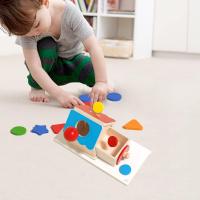 Juguete Montessori Caja De Monedas De Madera Con Juego De Bolas Y Puzzle Doble Cajón Regalo Educativo Para Bebés De 2 a 6 Años - details 6