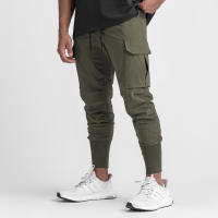 Pantalones De Deporte Para Hombre 2024 Camuflaje Fitness Verano Delgados Sueltos Secado Rápido Elásticos Para Correr Y Entrenar - details 3