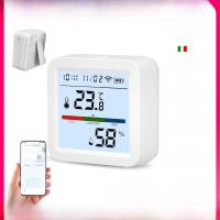 Sensor De Temperatura Y Humedad Inteligente ZigBee Tuya Con Pantalla LCD Iluminada Compatible Con Google Assistant Necesita Hub Tuya Zigbee - details 0