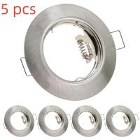 Soporte Redondo Revestido De LED Para Techo Ajustable En Ángulo Marco De Spot Blanco Base Gu10/Mr16 Fijación Para Lámpara De Baño - details 4