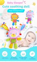 Juguete Sensorial De Peluche Para Bebés Elefante Con Campana Y Rattles Juguete De Amor Para Infantes Regalos Para Bebés - details 0