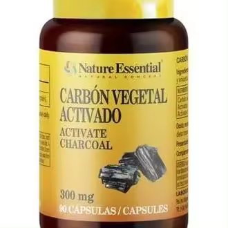 Nature Essential Carbon Vegetal Activado 200Mg 90Caps - 1