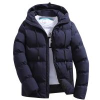Abrigo De Invierno Para Hombre Parka Moda Casual Con Capucha Cálida Chaqueta Gruesa Outerwear Negocios Estilo Business - details 1