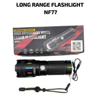 AHERO LINTERNA LONG RANGE FLASHLIGHT LED ALTA POTENCIA BATERIA CARGA USB TYPE C ESTROBOSCOPICO MODELO NF77 - details 1