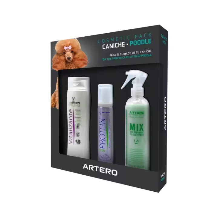 ARTERO - Pack Productos Caniche (Champú Vitalizante, Acondicionador Protein y Mix) - 1