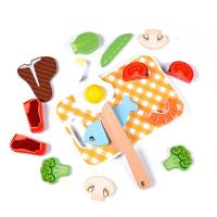 Juguete De Cocina De Madera Simulación Juguete Educativo Montessori Para Niños Juguetes De Alimentos Cortables Regalo Para Niños Edad 3-6 - details 5