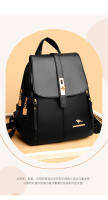 Mochila de mujer de gran capacidad, Modern Y versáthil, informal, simple, estilo retro, tipo Bandolera, para Comercio Exterior - details 2