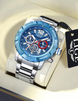 Reloj De Pulsera De Lujo Para Hombre LIGE Diseño De Acero Inoxidable Gran Reloj De Cuarzo Resistente Al Agua Con Calendario Automático Y Manecillas Luminosas - details 13