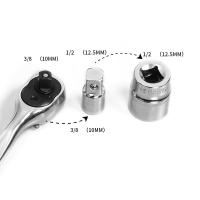 Convertidor De Llave De Hombre a Mujer 1/4" 3/8" 1/2" Adaptador De Destornillador En Acero Inoxidable Para Herramientas De Reparación - details 2