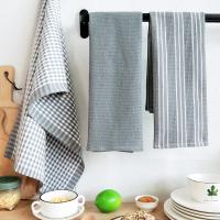 Toallas De Té De Algodón Tres Enlaces Paños De Cocina Y Baño Toallas De Mano Tejidas Al Estilo Tela Para El Hogar Pack De 3 - details 15